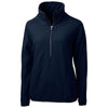 Cutter & Buck Women's Navy Blue Cascade Eco Sherpa Fleece Pullover Jacket