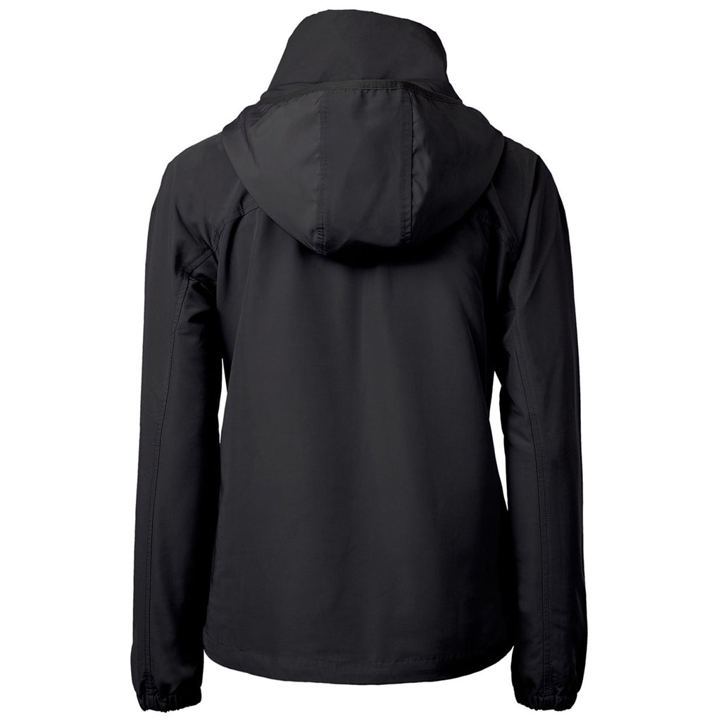 Cutter & Buck Women's Black Charter Eco Recycled Full Zip Jacket