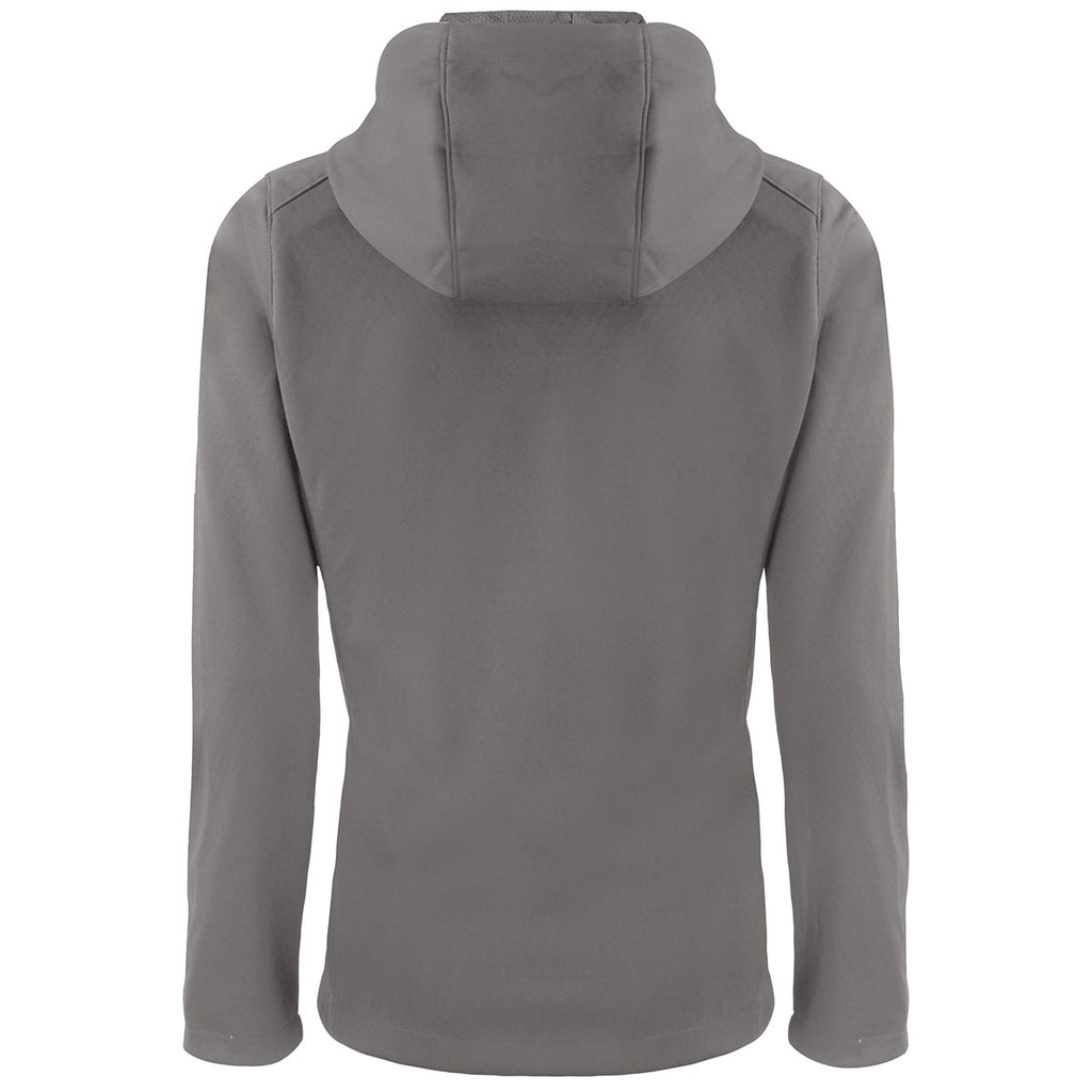 Cutter & Buck Women's Elemental Grey Evoke Eco Softshell Recycled Full Zip Jacket