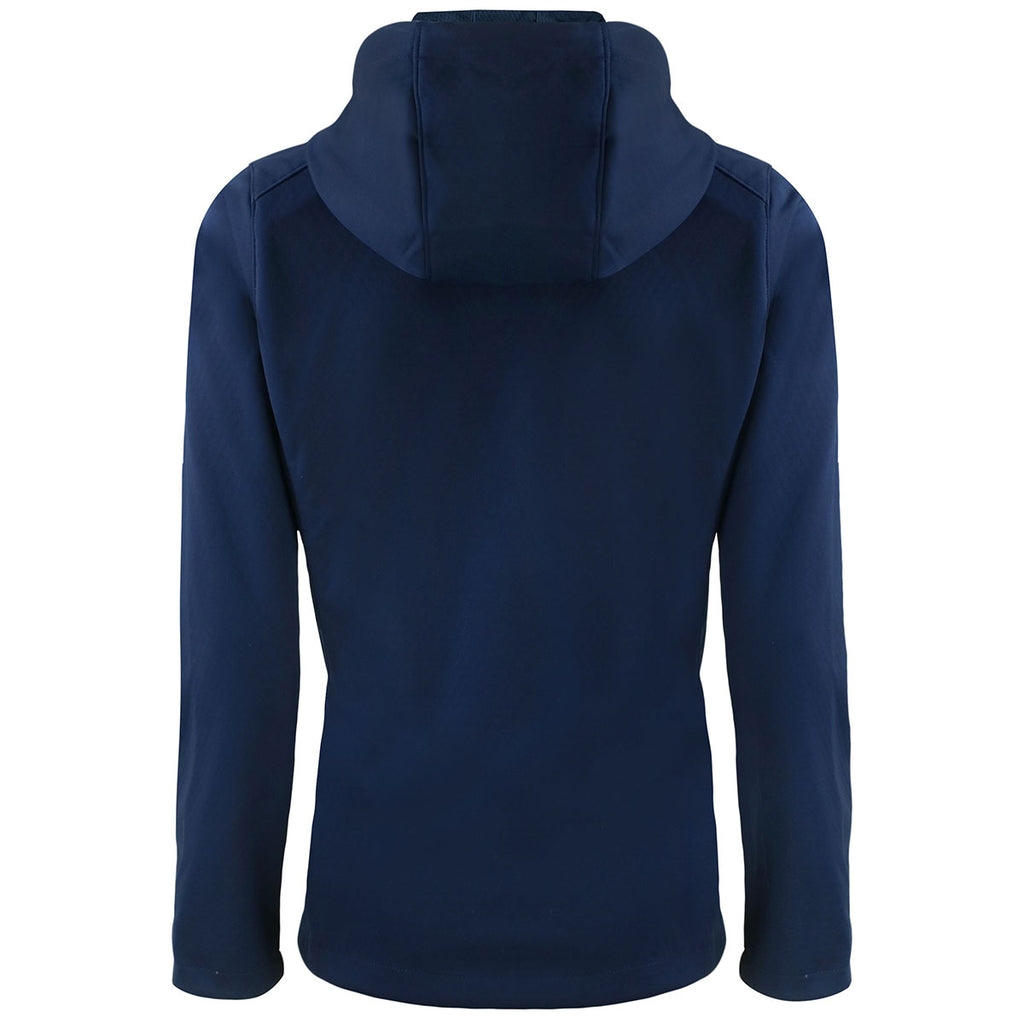 Cutter & Buck Women's Navy Blue Evoke Eco Softshell Recycled Full Zip Jacket