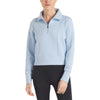 UNRL Women's Sky Blue LuxBreak Half-Zip Pullover