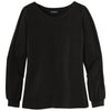 Port Authority Women's Deep Black Luxe Knit Jewel Neck Top