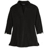 Port Authority Women's Deep Black Luxe Knit Tunic