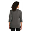 Port Authority Women's Sterling Grey UV Choice Pique Henley