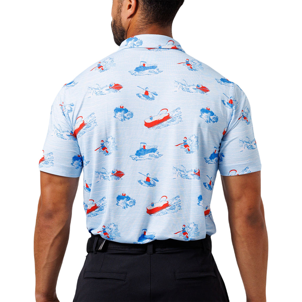 Waggle Men's Lake Life Polo