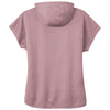 New Era Women's Dusty Mauve Heather Performance Terry Short Sleeve Hoodie