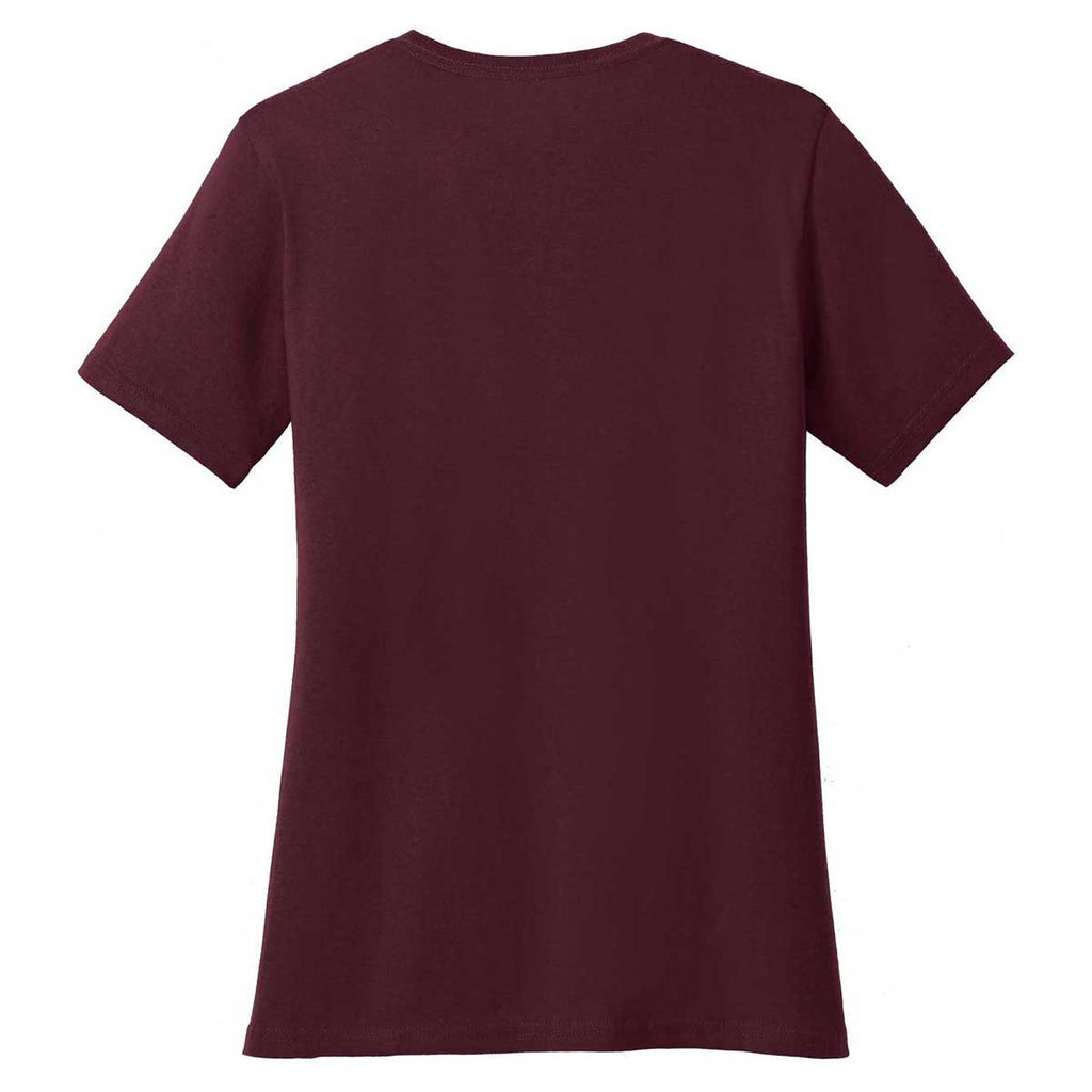 Port & Company Women's Athletic Maroon Core Cotton Tee