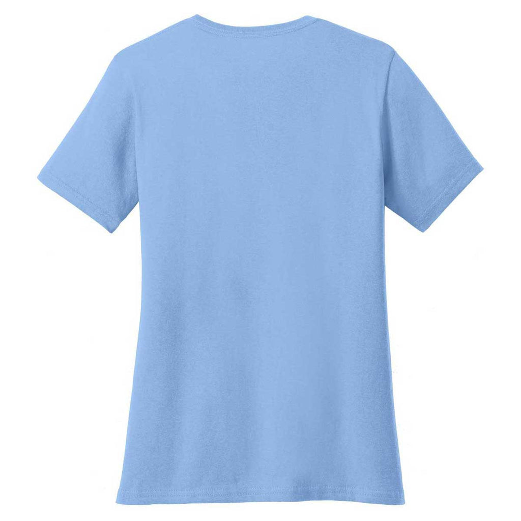 Port & Company Women's Light Blue Core Cotton Tee