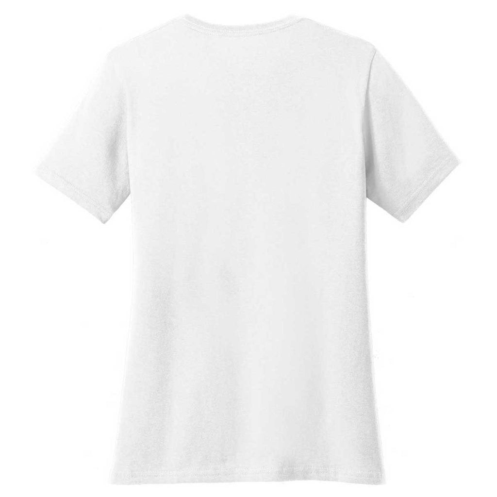 Port & Company Women's White Core Cotton Tee