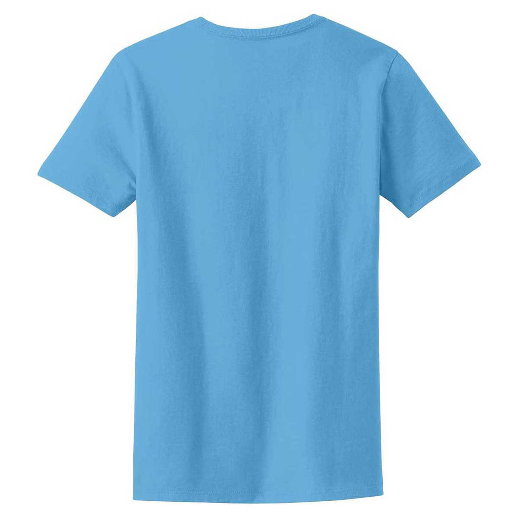 Port & Company Women's Aquatic Blue Essential Tee