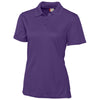 Clique Women's College Purple S/S Ice Pique Polo