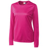 Clique Women's Ribbon Pink Long Sleeve Ice Tee