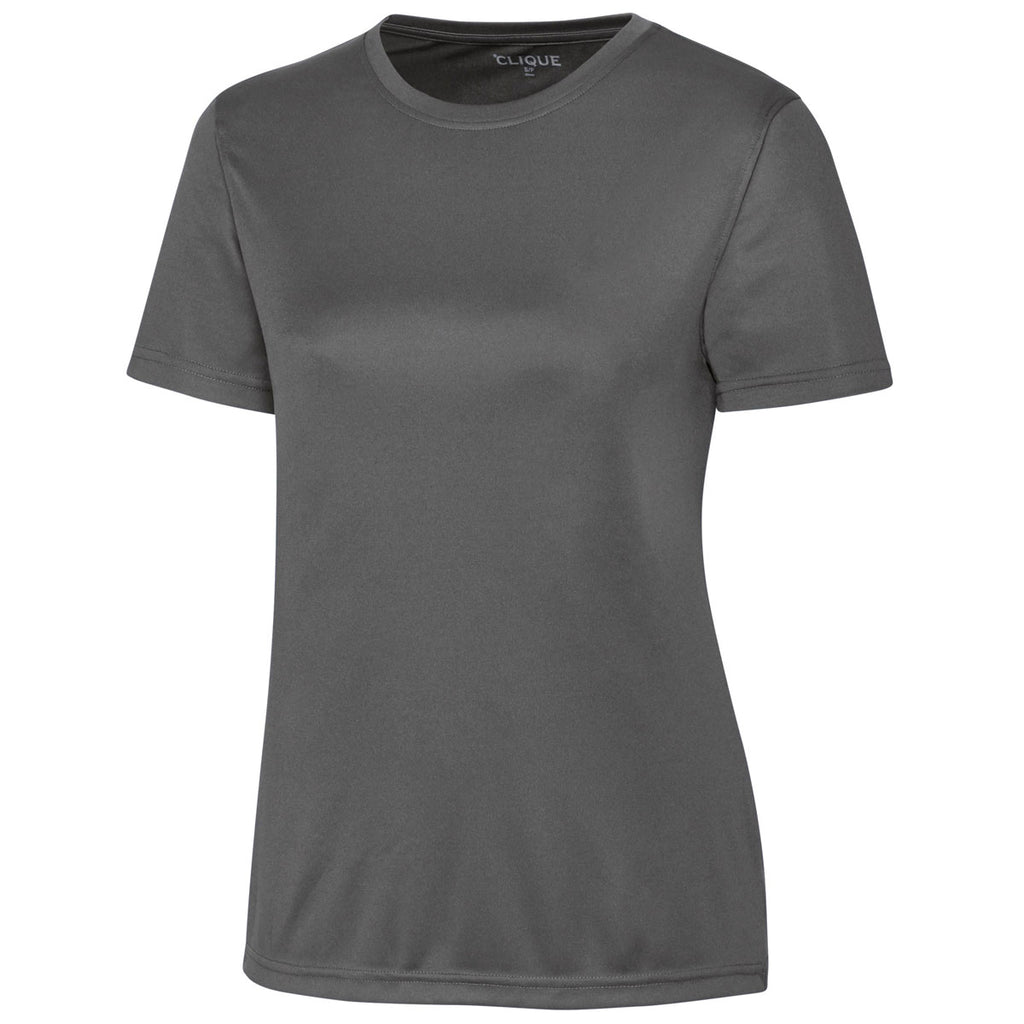 Clique Women's Pure Slate Spin Jersey Tee