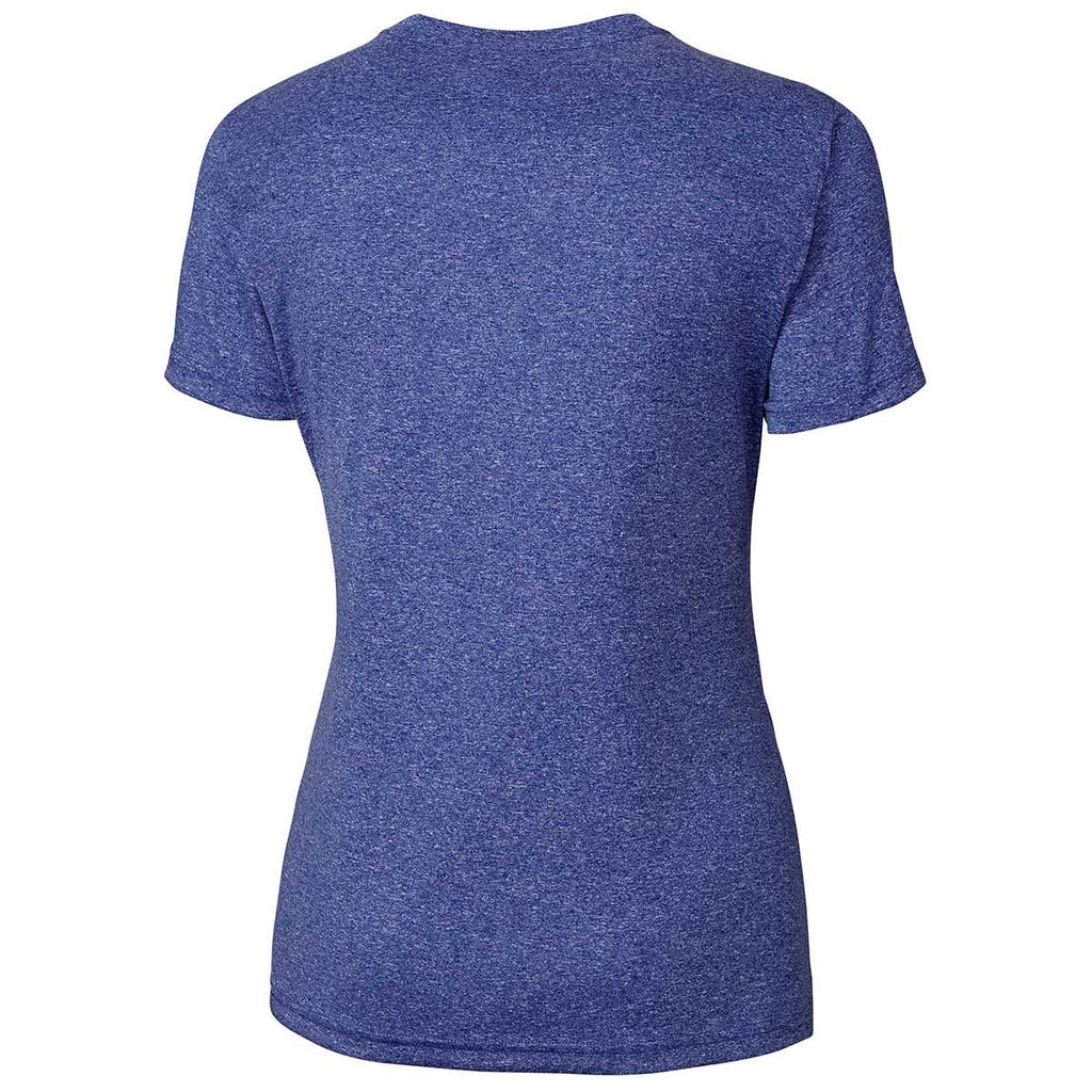 Clique Women's Blue Heather Charge Active Tee
