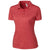 Clique Women's Cardinal Red Heather Charge Active Polo