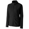 Clique Women's Black Summit Microfleece Hybrid Full Zip