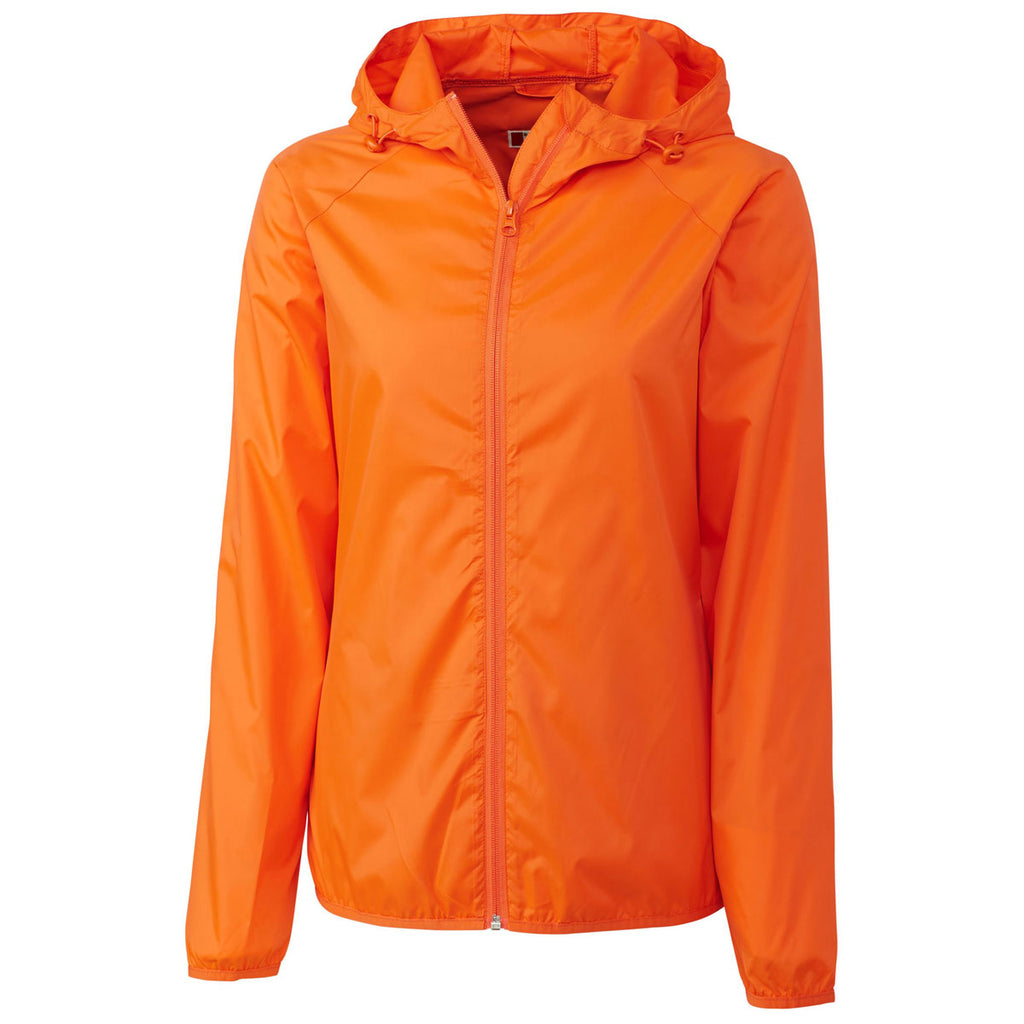 Clique Women's Orange Reliance Packable Jacket