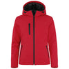 Clique Women's Red Equinox Insulated Softshell Jacket