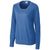Clique Women's Sea Blue Imatra Scoop Neck Sweater