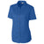 Clique Women's Sea Blue Short Sleeve Avesta Stain Resistant Twill