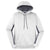 Sport-Tek Women's White/Dark Smoke Grey Sport-Wick Fleece Colorblock Hooded Pullover