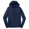 Sport-Tek Women's Navy Sport-Wick Fleece Full-Zip Hooded Jacket