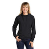 Sport-Tek Women's Black Lightweight French Terry Pullover Hoodie