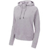 Sport-Tek Women's Heather Grey Lightweight French Terry Pullover Hoodie