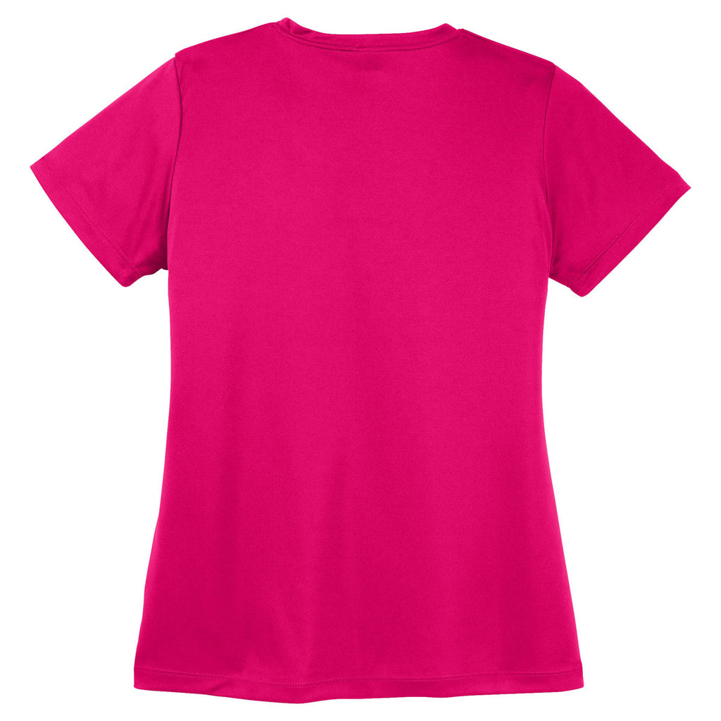 Sport-Tek Women's Pink Raspberry PosiCharge Competitor Tee