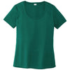 Sport-Tek Women's Marine Green Posi-UV Pro Scoop Neck Tee