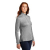 Sport-Tek Women's Light Grey Heather Endeavor 1/4 Zip Pullover