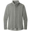 Sport-Tek Women's Light Grey Heather Sport-Wick Flex Fleece Full-Zip