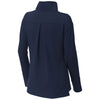 Sport-Tek Women's True Navy Sport-Wick Flex Fleece 1/4-Zip