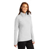 Sport-Tek Women's White Sport-Wick Flex Fleece 1/4-Zip