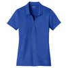 Sport-Tek Women's True Royal Embossed PosiCharge Tough Polo