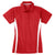 Sport-Tek Women's True Red PosiCharge Micro-Mesh Colorblock Polo