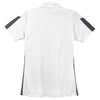 Sport-Tek Women's White/Grey PosiCharge Active Textured Colorblock Polo