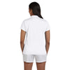 Harriton Women's White 4 oz. Polytech Polo