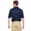 Harriton Men's Dark Navy Advantage IL Snap Placket Performance Polo