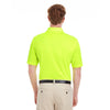 Harriton Men's Safety Yellow Advantage IL Snap Placket Performance Polo