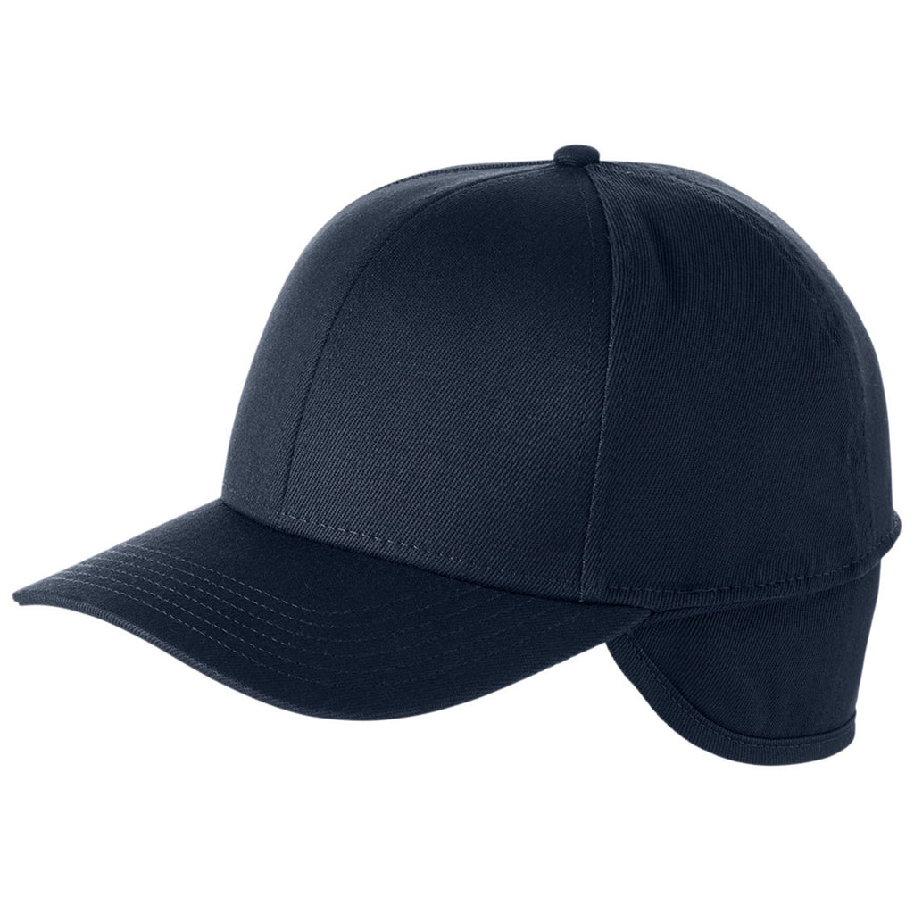 Harriton Dark Charcoal ClimaBloc Ear-Flap Cap