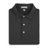 Peter Millar Men's Black Solid Stretch Jersey Polo