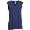 Expert Women's Navy American Moca Sleeveless Hoodie