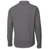 Cutter & Buck Men's Charcoal Reach Oxford Button Front Long Sleeve