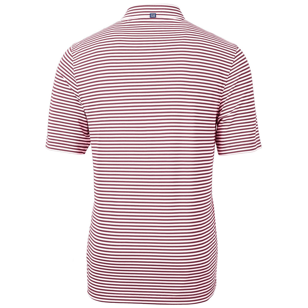 Cutter & Buck Men's Chutney Virtue Eco Pique Stripped Recycled Polo