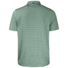 Cutter & Buck Men's Hunter Heather Forge Eco Heather Stripe Stretch Recycled Polo