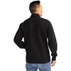 Cutter & Buck Men's Black Roam Eco Recycled Quarter Zip Pullover