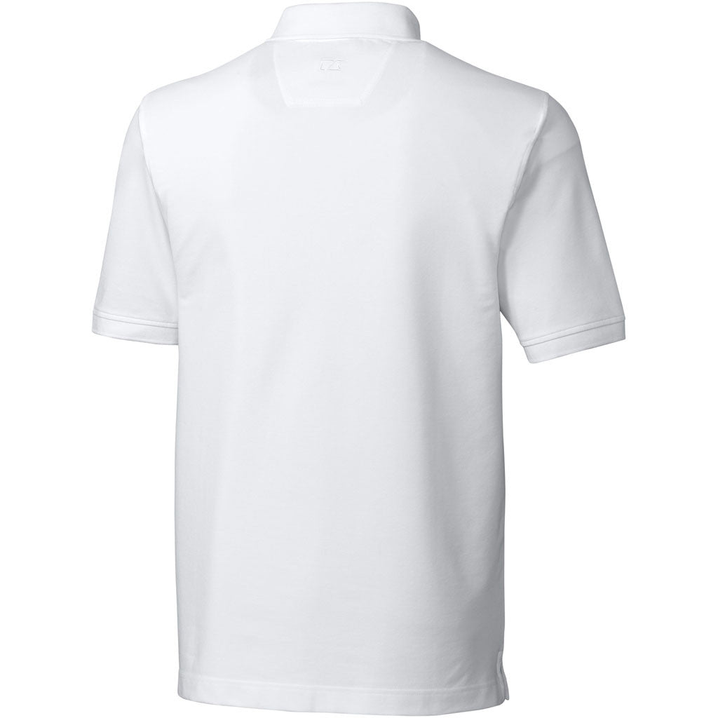 Cutter & Buck Men's White Advantage Polo