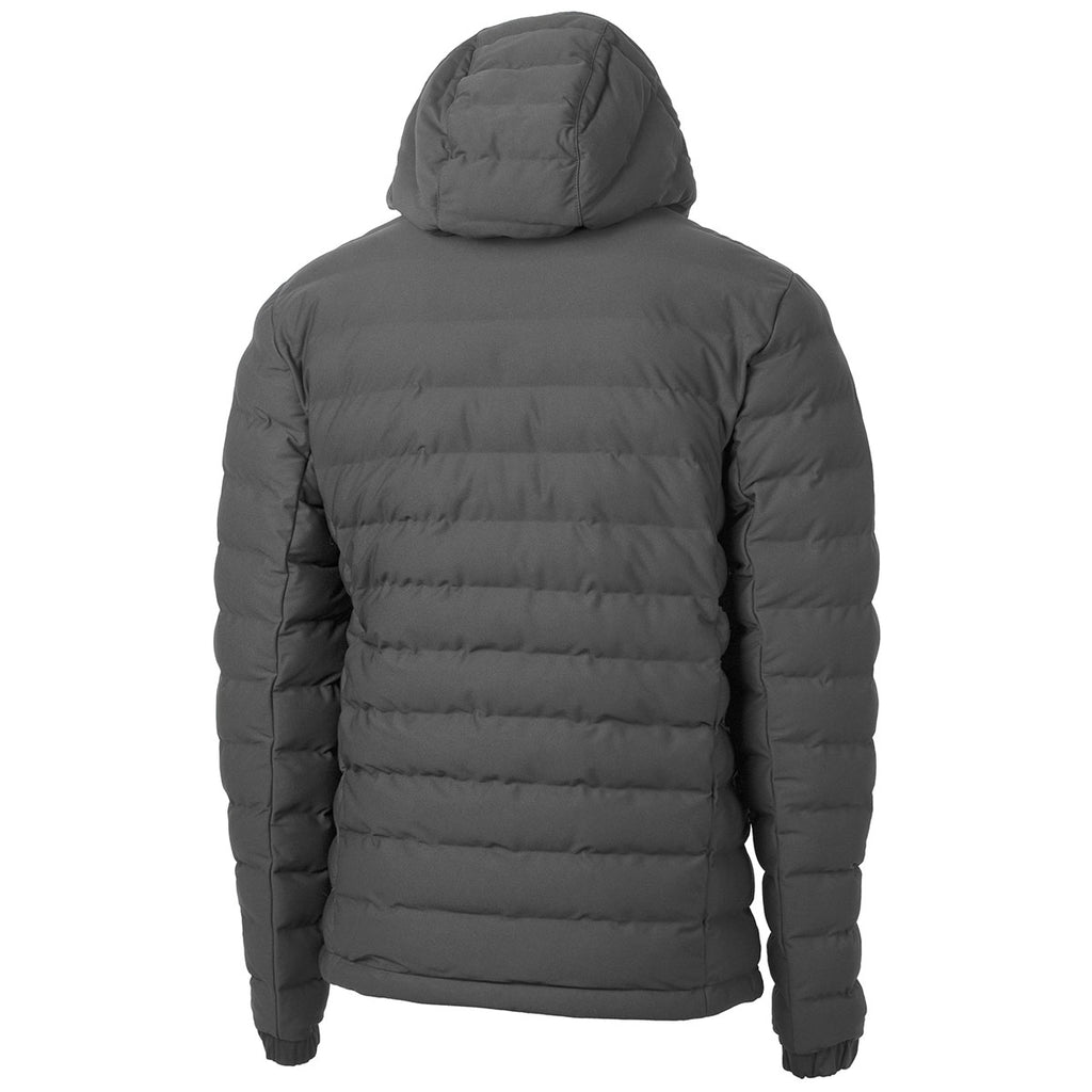 Cutter & Buck Men's Elemental Grey Ridge Repreve Eco Insulated Puffer Jacket