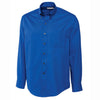 Cutter & Buck Men's French Blue Easy Care Twill Dress Shirt